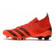 Adidas Predator Freak .1 Low AG Soccer Cleats Black Orange