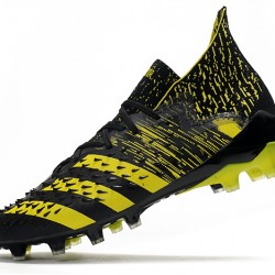 Adidas Predator Freak .1 Low AG Soccer Cleats Black Yellow