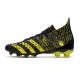 Adidas Predator Freak .1 Low AG Soccer Cleats Black Yellow