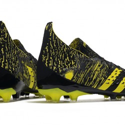 Adidas Predator Freak .1 Low AG Soccer Cleats Black Yellow