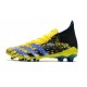 Adidas Predator Freak .1 Low AG Soccer Cleats Black Yellow