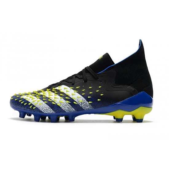 Adidas Predator Freak .1 Low AG Soccer Cleats Black Yellow