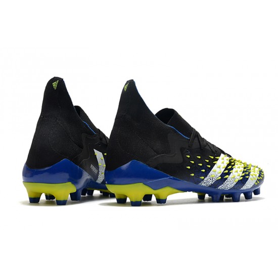 Adidas Predator Freak .1 Low AG Soccer Cleats Black Yellow