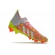 Adidas Predator Freak .1 Low AG Soccer Cleats Gray Green