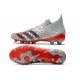 Adidas Predator Freak .1 Low AG Soccer Cleats Gray Red