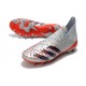 Adidas Predator Freak .1 Low AG Soccer Cleats Gray Red