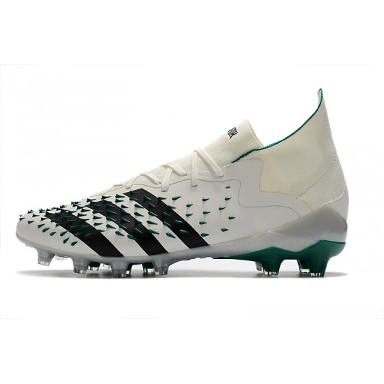 Adidas Predator Freak .1 Low AG Soccer Cleats White Green