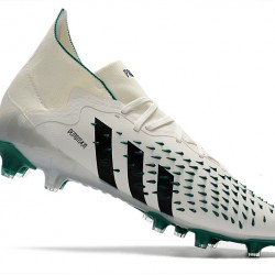 Adidas Predator Freak .1 Low AG Soccer Cleats White Green