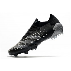 Adidas Predator Freak .1 Low FG Soccer Cleats Black Gray