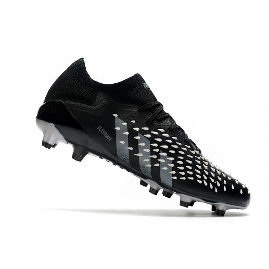 Adidas Predator Freak .1 Low FG Soccer Cleats Black Gray