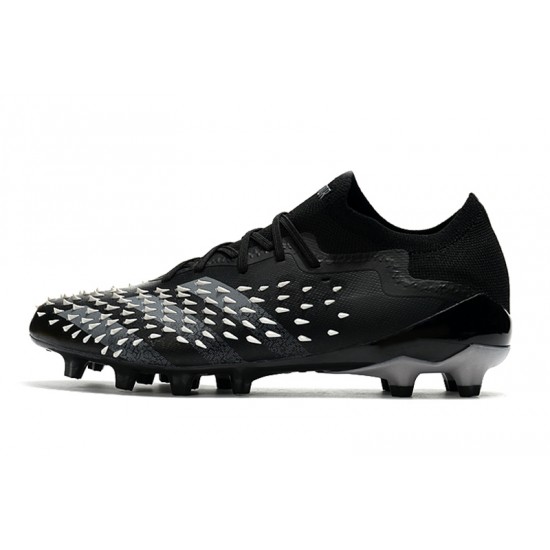 Adidas Predator Freak .1 Low FG Soccer Cleats Black Gray