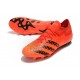 Adidas Predator Freak .1 Low FG Soccer Cleats Black Orange