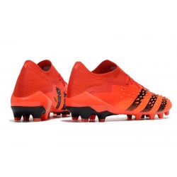 Adidas Predator Freak .1 Low FG Soccer Cleats Black Orange