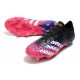 Adidas Predator Freak .1 Low FG Soccer Cleats Black Pink