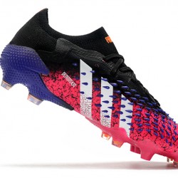 Adidas Predator Freak .1 Low FG Soccer Cleats Black Pink