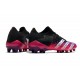 Adidas Predator Freak .1 Low FG Soccer Cleats Black Pink