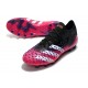 Adidas Predator Freak .1 Low FG Soccer Cleats Black Pink