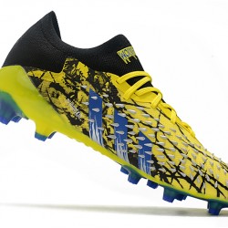 Adidas Predator Freak .1 Low FG Soccer Cleats Black Yellow