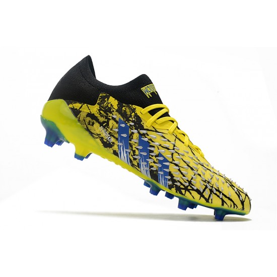 Adidas Predator Freak .1 Low FG Soccer Cleats Black Yellow