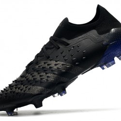 Adidas Predator Freak .1 Low FG Soccer Cleats Dark Black Gray