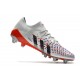 Adidas Predator Freak .1 Low FG Soccer Cleats Gray Red