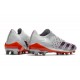 Adidas Predator Freak .1 Low FG Soccer Cleats Gray Red