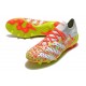 Adidas Predator Freak .1 Low FG Soccer Cleats Green Orange