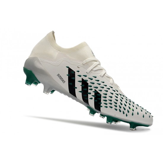 Adidas Predator Freak .1 Low FG Soccer Cleats Green White