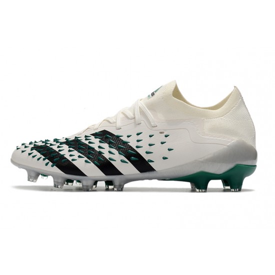 Adidas Predator Freak .1 Low FG Soccer Cleats Green White