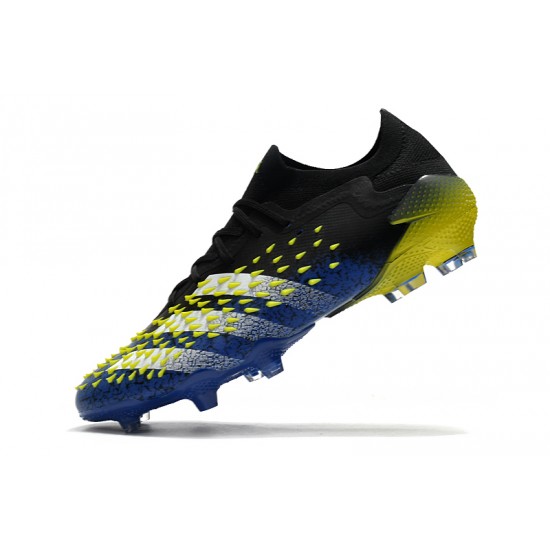 Adidas Predator Freak .1 Low FG Soccer Cleats Yellow Black