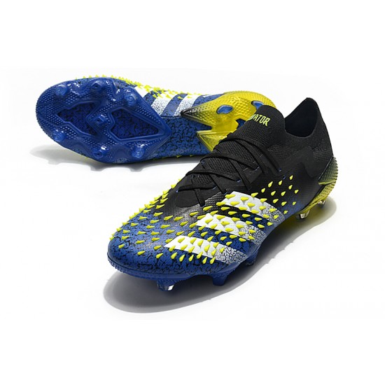 Adidas Predator Freak .1 Low FG Soccer Cleats Yellow Black