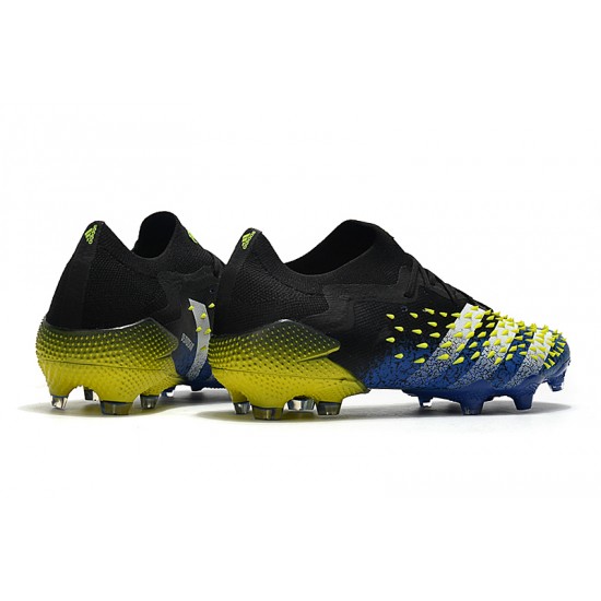 Adidas Predator Freak .1 Low FG Soccer Cleats Yellow Black