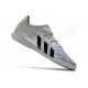 Adidas Predator Freak .1 Low IC Soccer Cleats Gray Black Blue