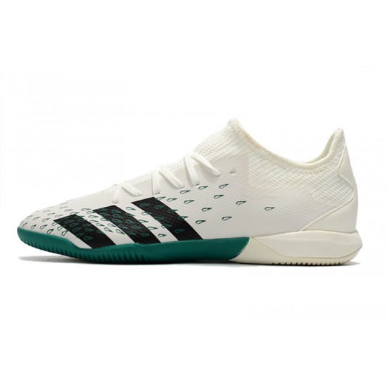 Adidas Predator Freak .1 Low IC Soccer Cleats Green White