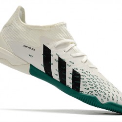 Adidas Predator Freak .1 Low IC Soccer Cleats Green White