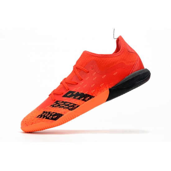 Adidas Predator Freak .1 Low IC Soccer Cleats Orange Black