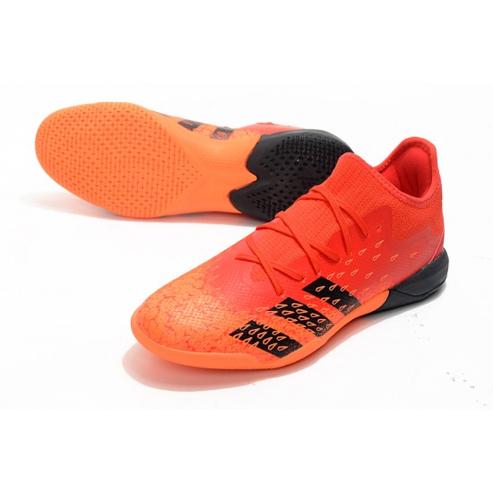 Adidas Predator Freak .1 Low IC Soccer Cleats Orange Black