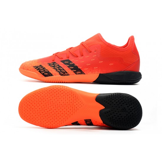 Adidas Predator Freak .1 Low IC Soccer Cleats Orange