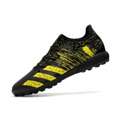 Adidas Predator Freak .3 Low TF Soccer Cleats Black And Gold