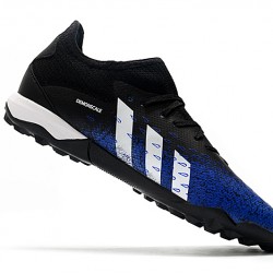 Adidas Predator Freak .3 Low TF Soccer Cleats Black Blue