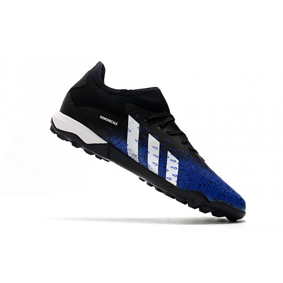 Adidas Predator Freak .3 Low TF Soccer Cleats Black Blue