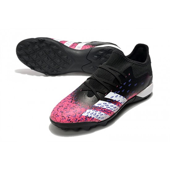 Adidas Predator Freak .3 Low TF Soccer Cleats Black Pink