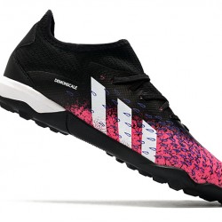 Adidas Predator Freak .3 Low TF Soccer Cleats Black Pink