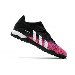 Adidas Predator Freak .3 Low TF Soccer Cleats Black Pink