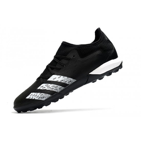 Adidas Predator Freak .3 Low TF Soccer Cleats Black White