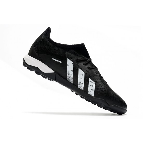 Adidas Predator Freak .3 Low TF Soccer Cleats Black White