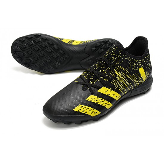 Adidas Predator Freak .3 Low TF Soccer Cleats Gold Black