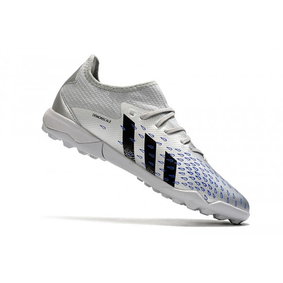 Adidas Predator Freak .3 Low TF Soccer Cleats Gray Black