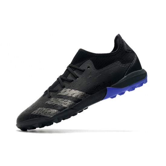 Adidas Predator Freak .3 Low TF Soccer Cleats Gray Purple Black