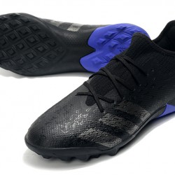 Adidas Predator Freak .3 Low TF Soccer Cleats Gray Purple Black